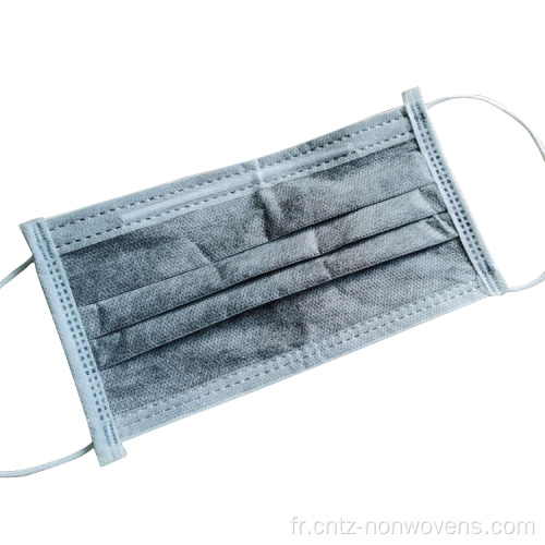 Tissu non tissé en fibre de carbone activé par filtre noir